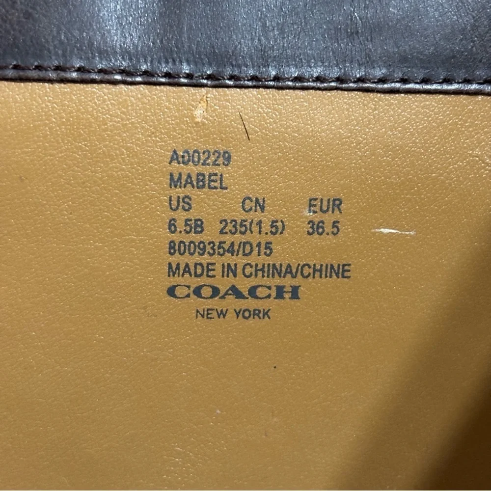 Coach | Mabel Riding Boot Size 6.5